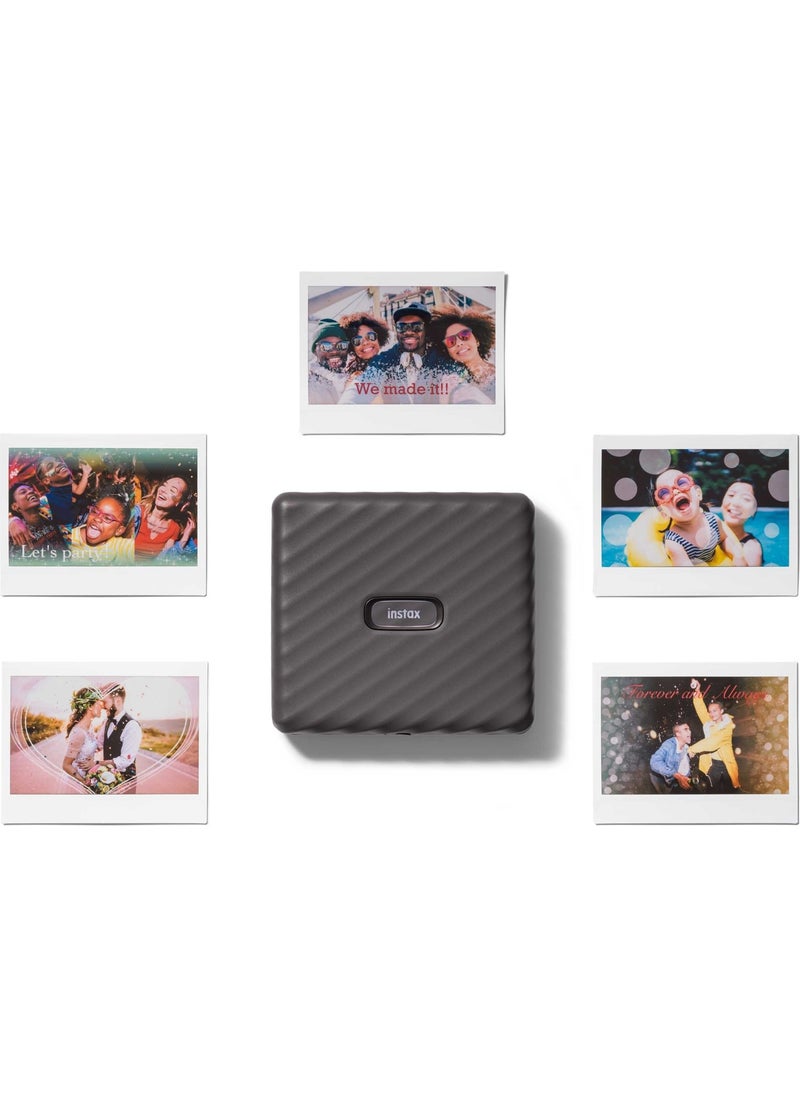 FUJIFILM - Instax Wide Link Gray Smart Printer and Gift Set with Bag 3 - Image 1