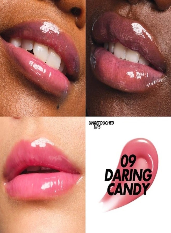 MAKE UP FOR EVER Super Boost Moisturizing & Plumping Lip Gloss 9ml – Shade 09 Daring Candy – Bright Pink - Image 2