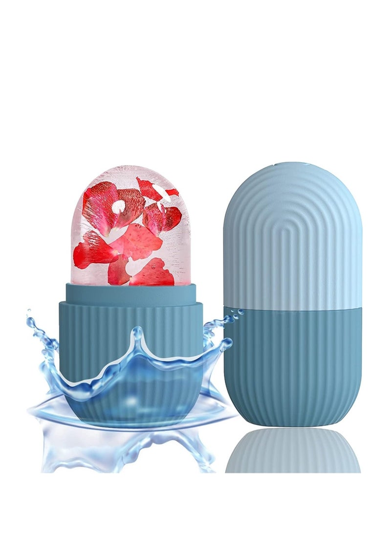 Glowudz Glowudz Silicone Face Massage Ice Roller Blue  - Image 1