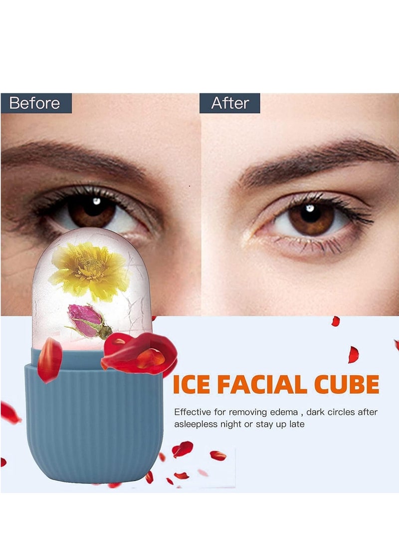 Glowudz Glowudz Silicone Face Massage Ice Roller Blue  - Image 3