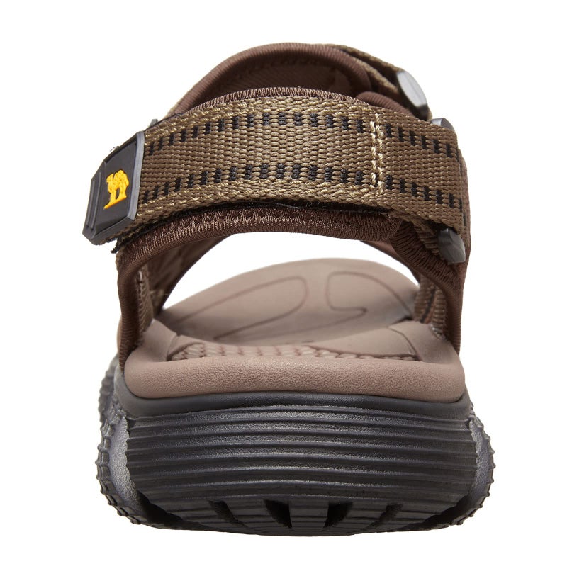 CAMEL CROWN Men's Water Sandals Waterproof Arch Support Hiking Sandals Comfort Leather Sandals Adjustable Athletic Outdoor Sandals for Summer Beach Trail Walking Khaki/Green 10 - Image 5