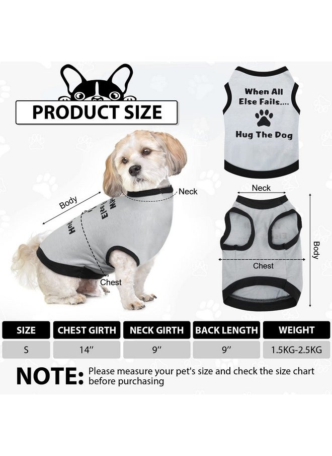 Reginary 8 Pieces Dog Shirts Boy Funny Printed Puppy Shirts Summer Male Soft Dog Clothes Breathable PET T Shirts Outfits Dog Sweatshirt Clothing (Small)  - Image 2