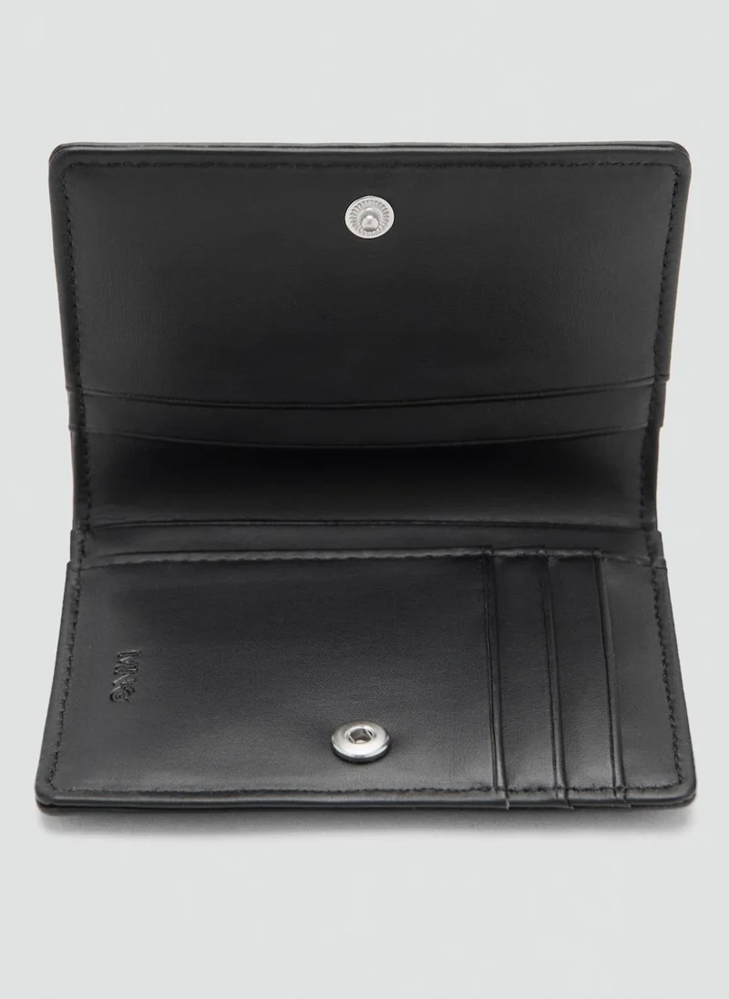 Mango Man 99-NEGRO Wallet With Embossed Effect for Men | Best Price UAE