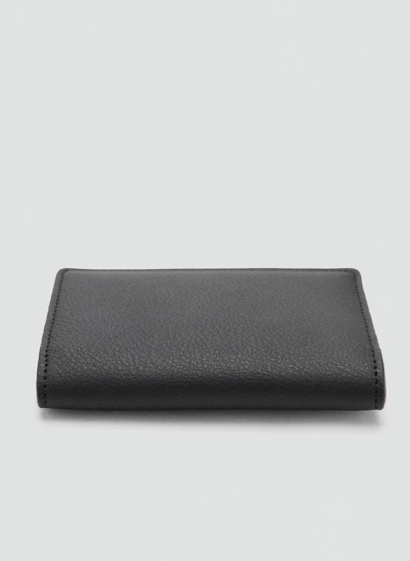 Mango Man Wallet With Embossed Effect
