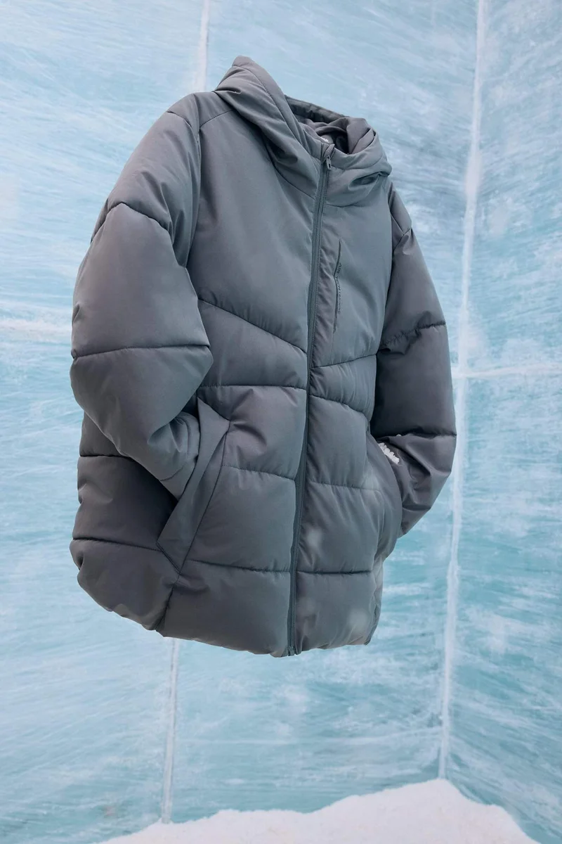 Defacto  Defactofit Regular Fit Hooded Winter Waterproof Jacket for Men | Best Price UAE