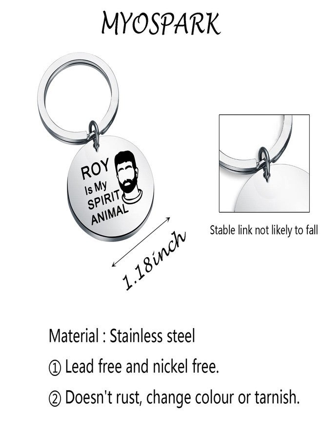 ميوسبارك سلسلة مفاتيح مستوحاة من مسلسل MYOSPARK التلفزيوني، هدية لمحبي روي: روي هو حيواني الروحي (R Spirit Animal KC) - Image 2