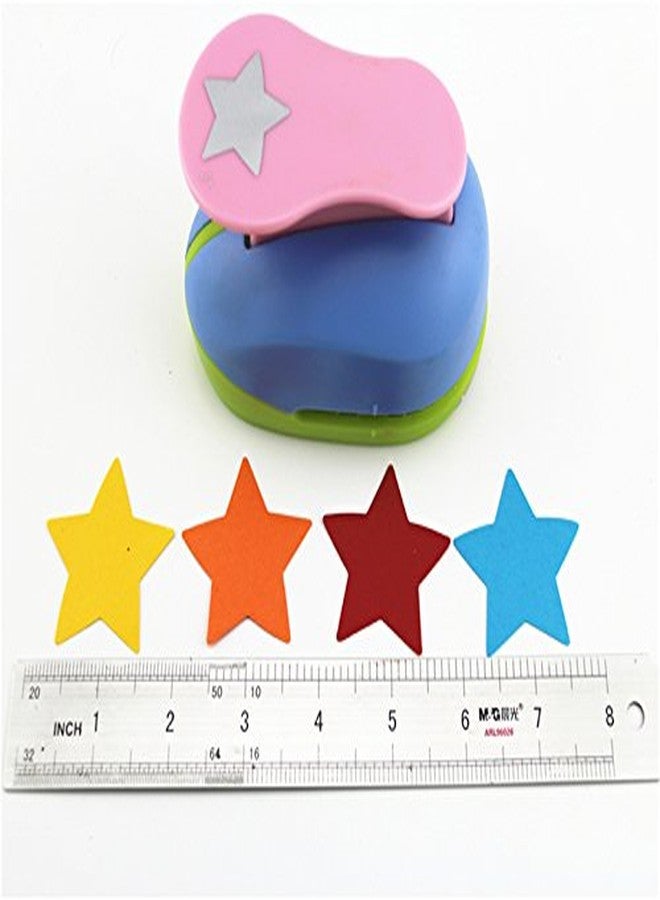 CADY Crafts Punch 2-Inch Paper Punches Scrapbooking Engraving Cut Greeting Card Craft Punches (Lucky Star) - Image 2