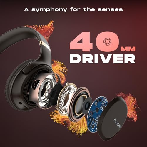 Noise Airwave Max 3 Bluetooth On Ear Headphones with 70H Playtime, 40mm Driver, Low Latency(up to 45ms),Dual Pairing, BT v5.3 (Dark Brown) - Image 5