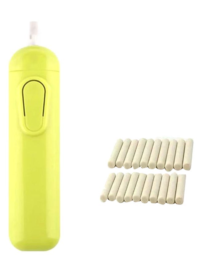 NIBEMINENT Electric Refillable Eraser With Refill Yellow
