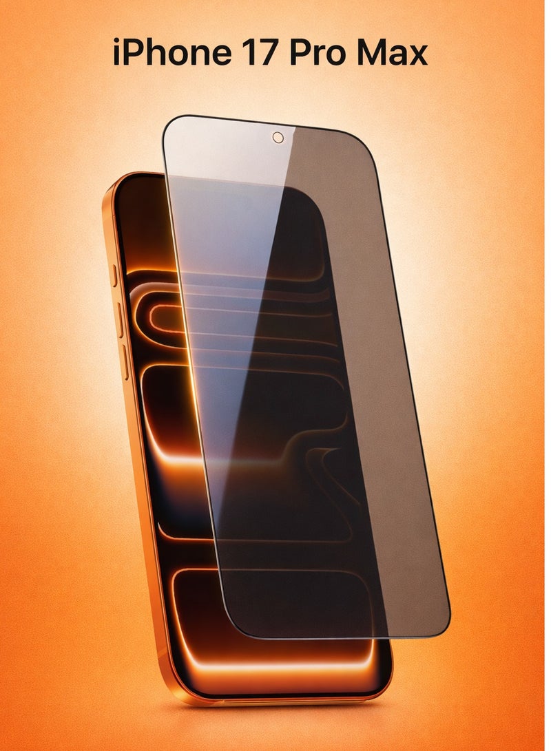 اسكرينة فاميه برايفت لـ iPhone 17 Pro Max – لحماية خصوصيتك ومانعة للتطفل مع خاصية ESD  🧾 - Image 1