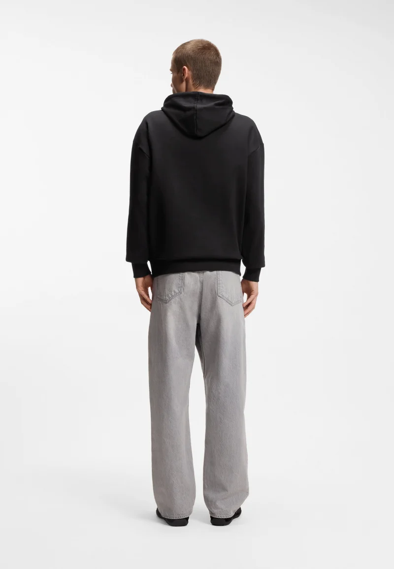 هوجو هودي قطن تيري بشعار أزرق