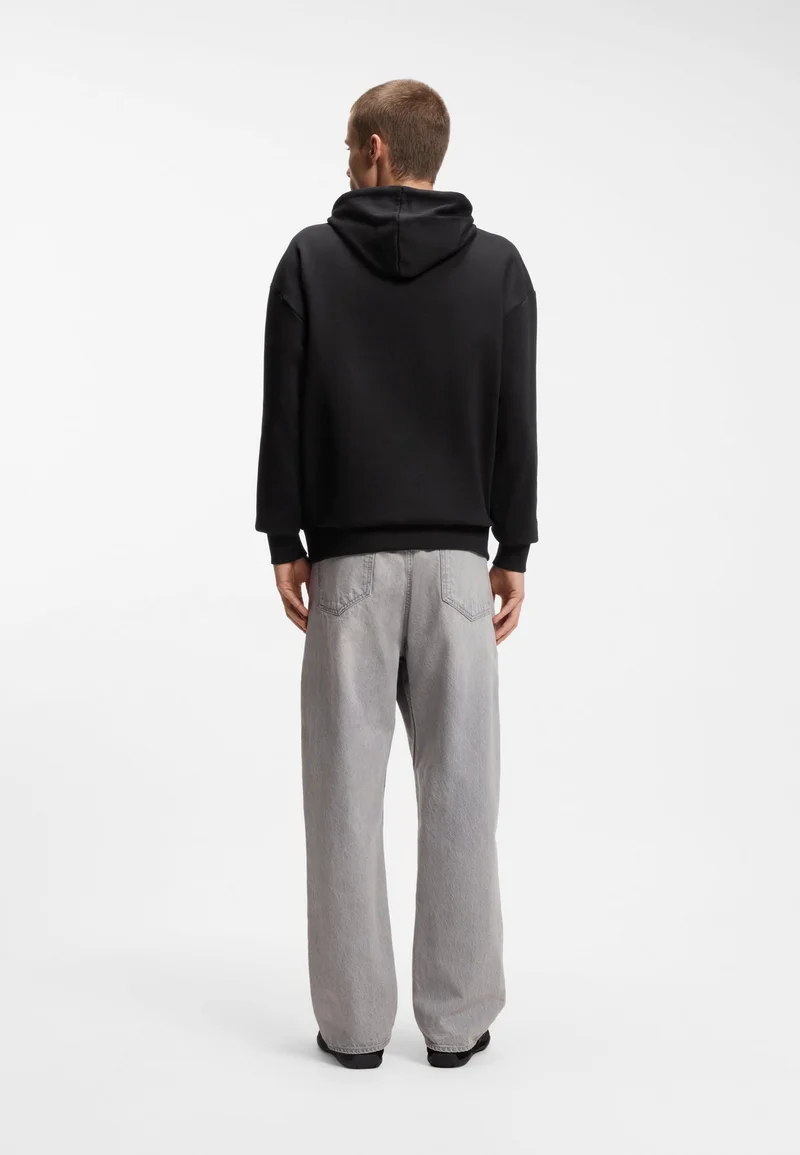 هوجو هودي قطن تيري بشعار أزرق