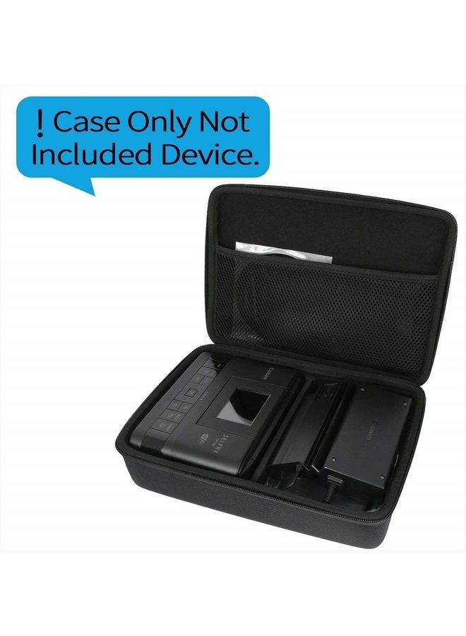 Khanka Hard Travel Case Replacement for Canon Selphy CP1200 / CP1300 / CP1500 Black Wireless Color Photo Printer, Case Only - Image 4