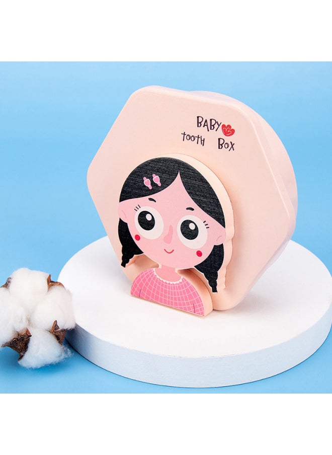 Generic Baby Teeth Box Replacement Teeth Storage Box Storage Box For Boys And Girls Baby Teeth Commemorative Box Fetal Hair Collection Box-Color:Sheep Fruit  - Image 3