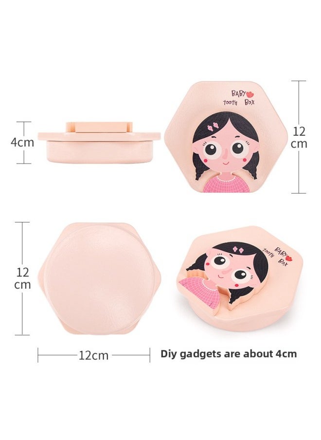 Generic Baby Teeth Box Replacement Teeth Storage Box Storage Box For Boys And Girls Baby Teeth Commemorative Box Fetal Hair Collection Box-Color:Sheep Fruit  - Image 5