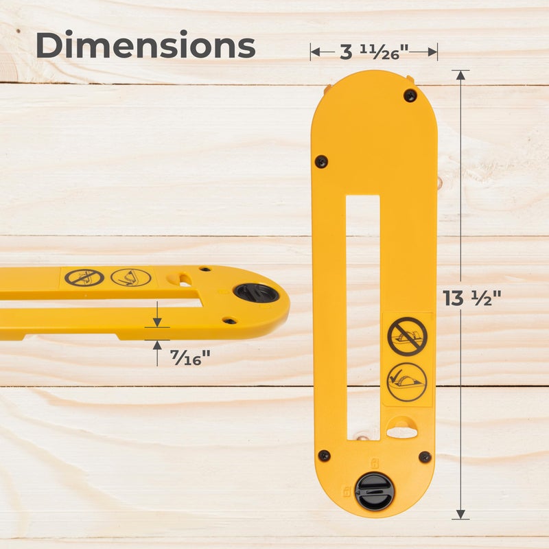 Tongass Dado Throat Plate Compatible With Dewalt 10"" Portable Table Saw (Dwe7490 Dwe7491 Dwe7491Rs Dwe7492) - Made From Aluminum Alloy - Image 2