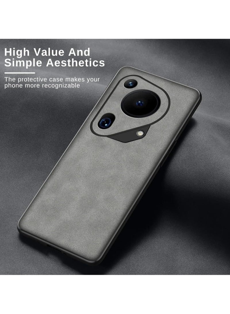 عام هواوي بورا 70 الترا حالة قسط بو الجلود الملمس جراب هاتف لهواوي بورا 70 الترا سيليكون واقية قذيفة غطاء - Image 2