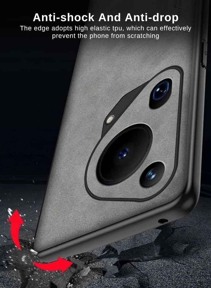 عام هواوي بورا 70 الترا حالة قسط بو الجلود الملمس جراب هاتف لهواوي بورا 70 الترا سيليكون واقية قذيفة غطاء - Image 4