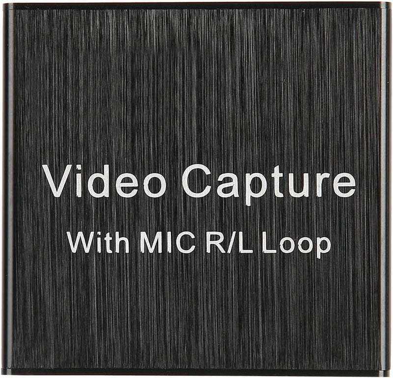 كرت التقاط الفيديو USB 2.0 HDMI Loop Out، جهاز التقاط فيديو عالي الدقة، إدخال 4K إخراج 1080P، مع إدخال ميكروفون وإخراج ستيريو 3.5 مم، للبث والتسجيل في الألعاب على A - Image 4