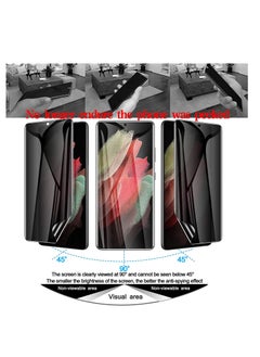 RINCO Soft Flexible TPU Screen Protector for Samsung Galaxy S24 Ultra 2024,  Privacy Screen Protector [Not Glass], Film Full Coverage for Galaxy S24 Ultra 6.8"  - Image 2