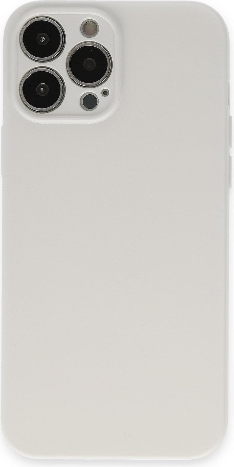Bilişim Aksesuar IT Accessories Apple iPhone 13 Pro Case Nano Velvet Silicone Inside - White  - Image 1