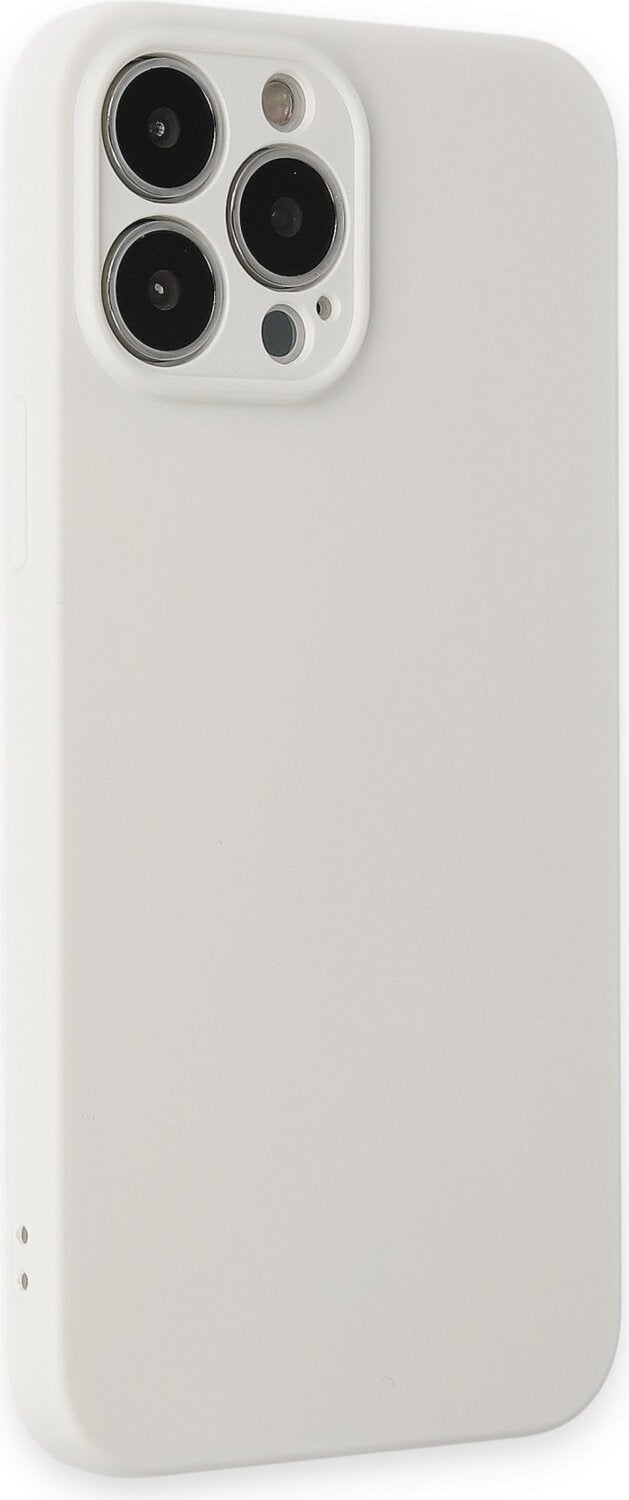 Bilişim Aksesuar IT Accessories Apple iPhone 13 Pro Case Nano Velvet Silicone Inside - White  - Image 3