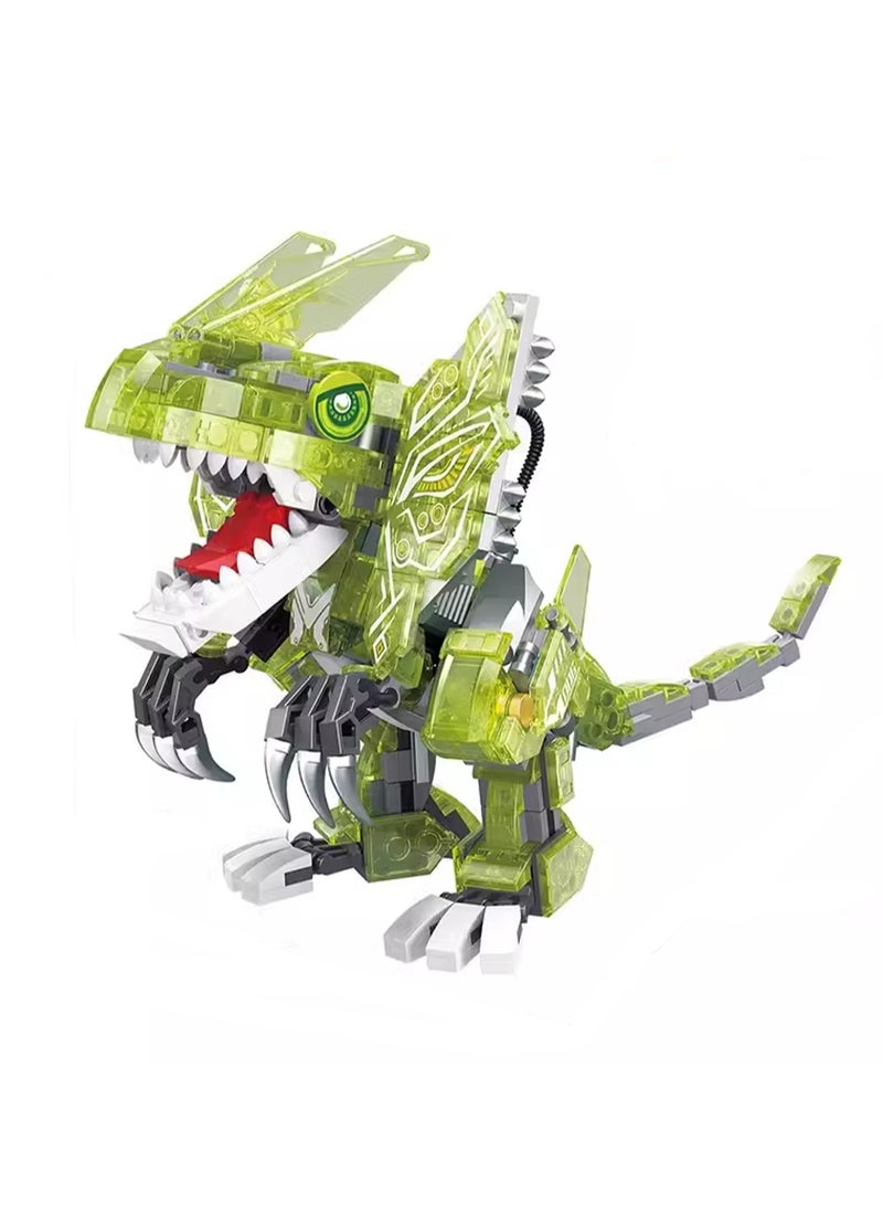 Luminous Jurassic Dinosaur Dilophosaurus For Boys Building Blocks Toy - Image 1