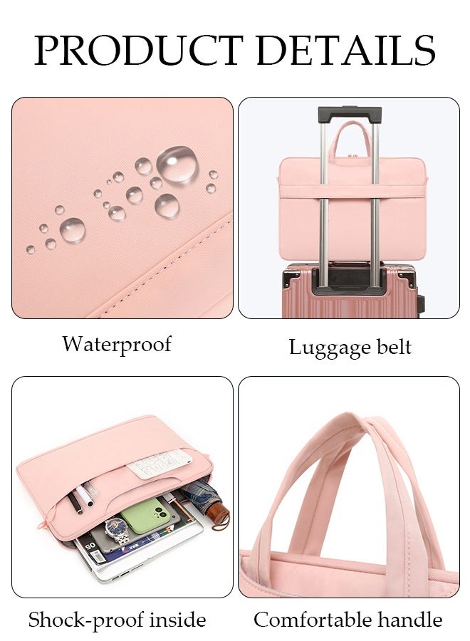 DUNISO 15.6 Inch Laptop Bag Lightweight Computer Bag with Power Pack Travel Business Briefcase Water Resistance Laptop Handbag for Men and Women Work Office  - Image 3