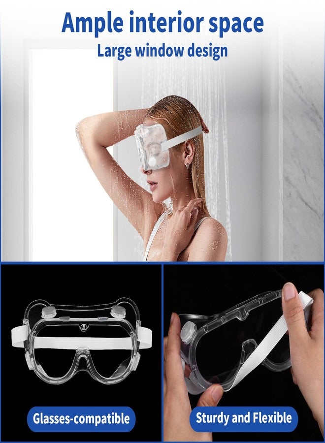 Xyulaan 2Pcs Eye Shield For Showering, Shower Eye Shield After Cataract Surgery Shower Visor For Adults, Eyelash Shield Shower Goggle Lash Goggles For Eyelash Extensions Waterproof Eye Patch For Showering - Image 5