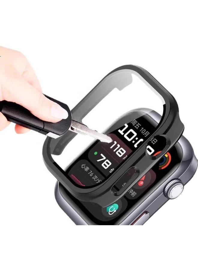 Ten Flashes غطاء واقي Tenflash لساعات Huawei D2 + زجاج مقسى كامل الجسم لحماية شاشة مقياس سكر الدم وواقي شاشة مضاد للخدش غلاف صلب مضاد لبصمات الأصابع شفاف - Image 3