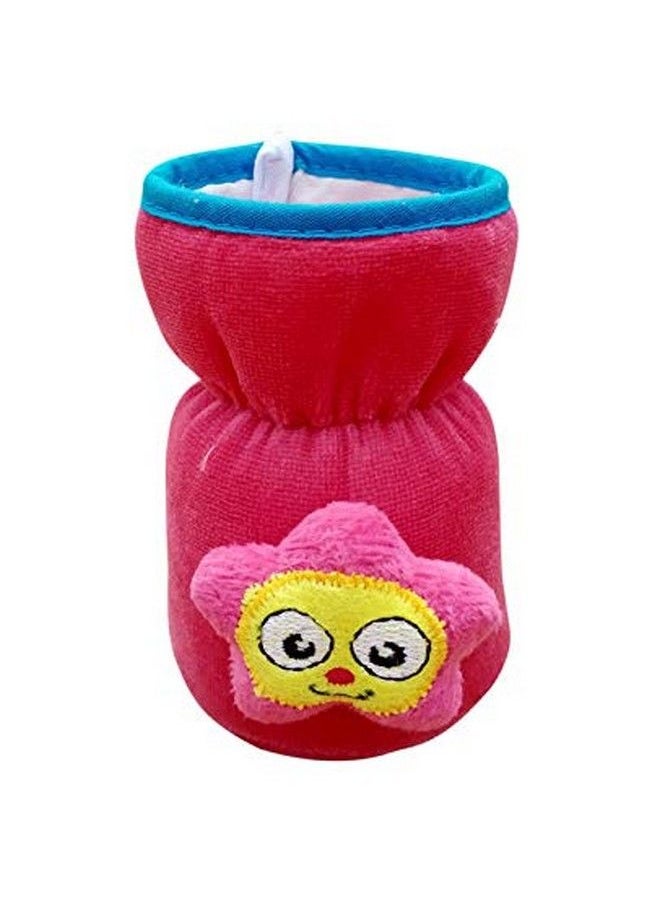 The Little Lookers Bottle Cover For Feeders Soft Plush Stretchable Baby Feeding Bottle Cover With Easy To Hold Strap (Pink & Blue Narrow Neck 60Ml 2Oz)  - Image 3