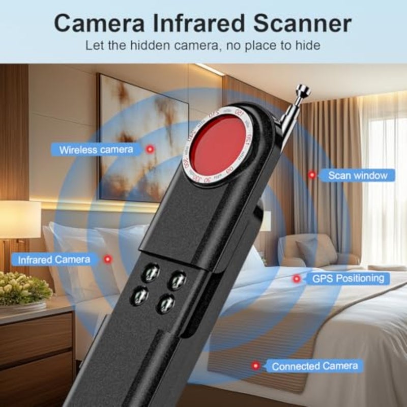 Hidden Camera Detector, 2025 Hidden Bug and Device GPS Detector for Trave, Hotels, Home, Office, 6 Levels Sensitivity - Image 3