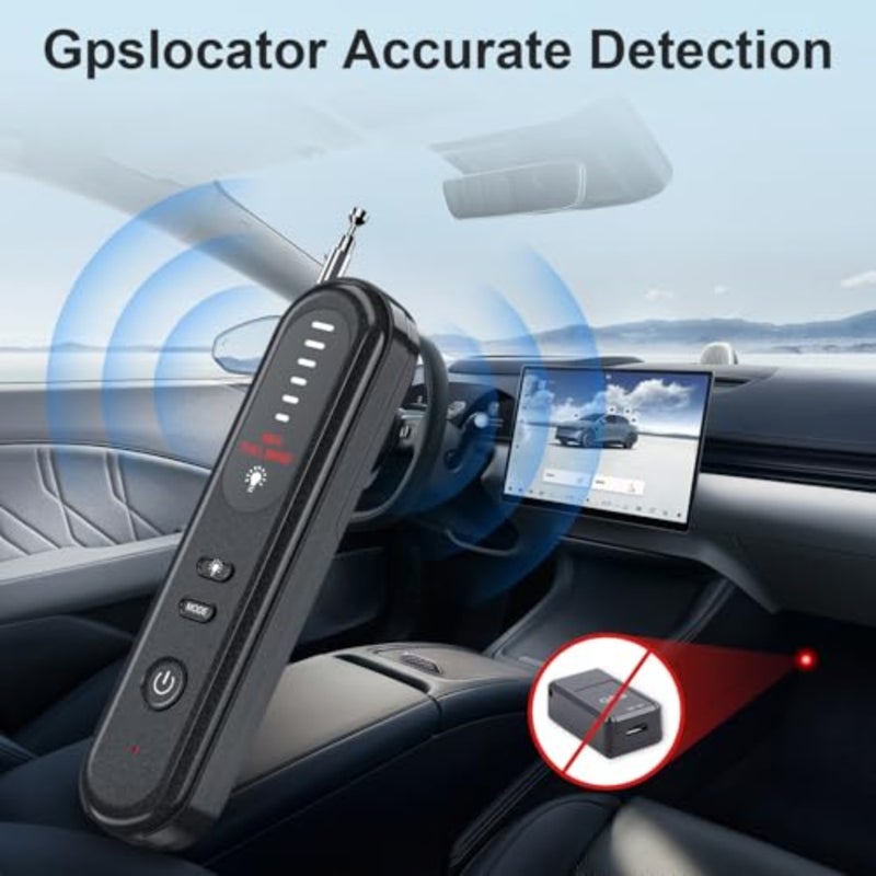 Hidden Camera Detector, 2025 Hidden Bug and Device GPS Detector for Trave, Hotels, Home, Office, 6 Levels Sensitivity - Image 4