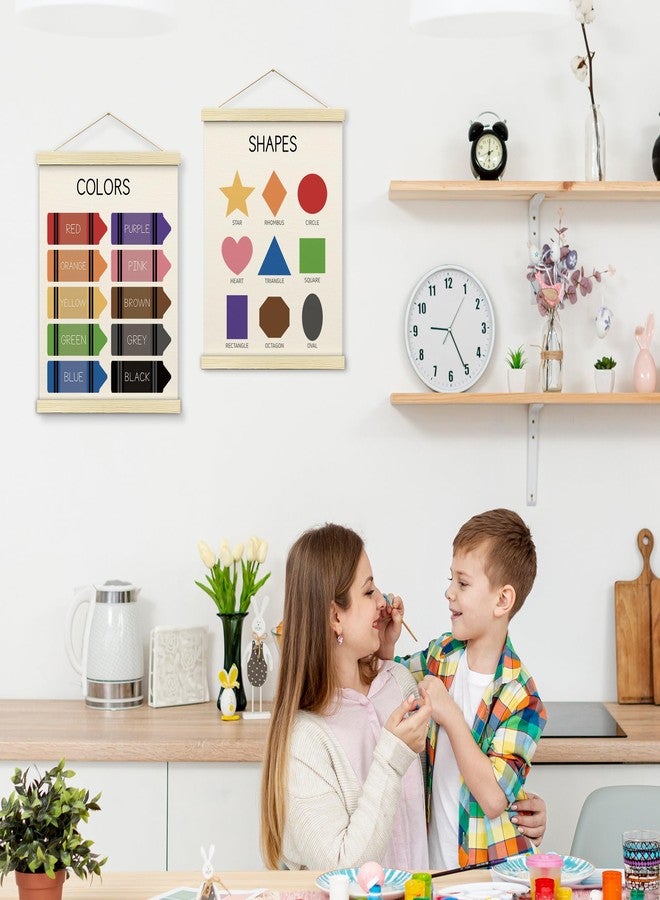 BONETAT Nursery Color Days of the Week Poster for Kids,Educational Toddler Learning Posters for Playroom Wall Art,Preschool Shapes Colors Chart for Classroom & Homeschool - A03 - Image 5