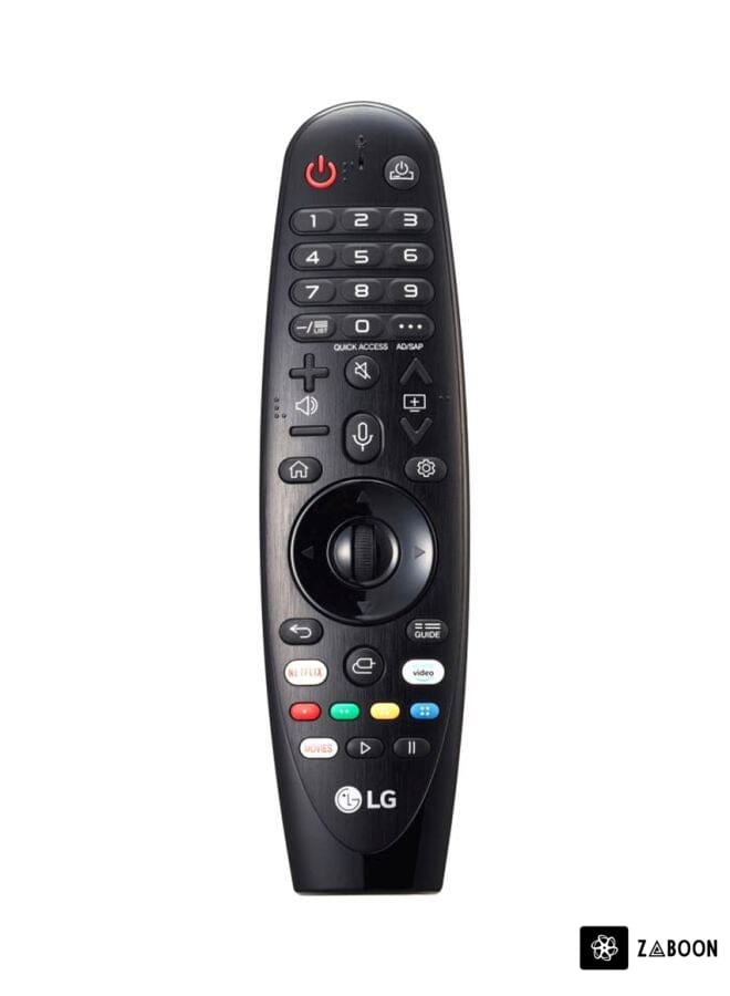 Zaboon Magic Remote Control 1.9x7.3x1.6inch Black/White/Red