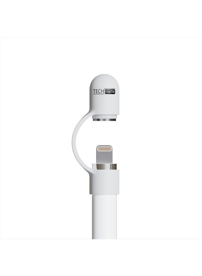 TechMatte Magnetic Replacement Cap Compatible with Apple Pencil 1st Generation (with Cap Holder) (Updated Version) - Image 5