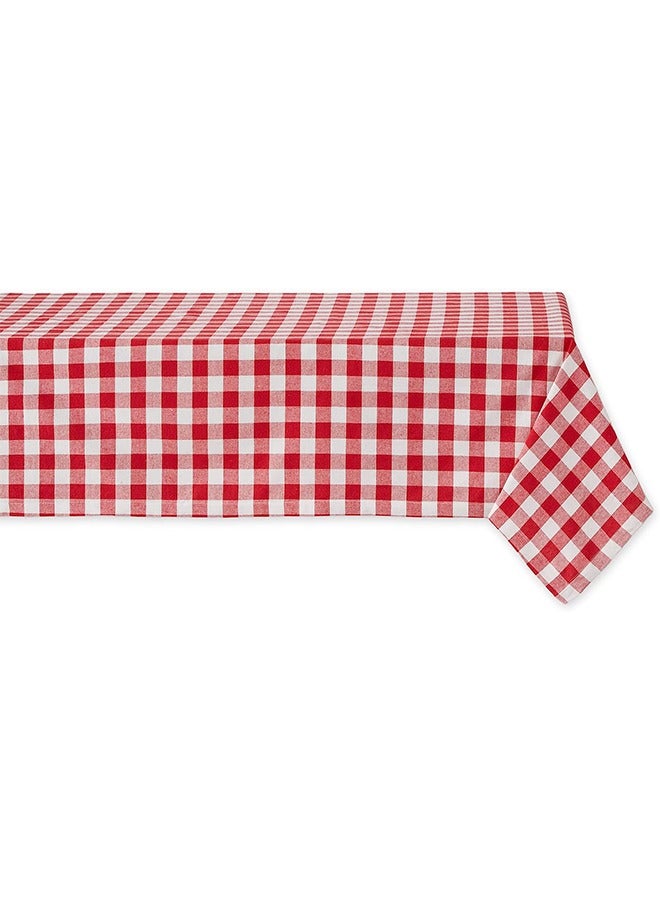 Arabest Checkered Tabletop, Rectangle Tablecloth 100% Cotton, Machine Washable, Gentle Cycle and Durable, For Indoor Outdoor Picnic - Image 2