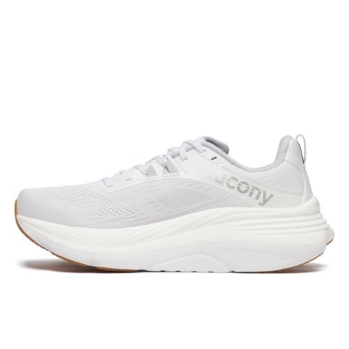Saucony Hurricane 24 White/Silver - Image 1