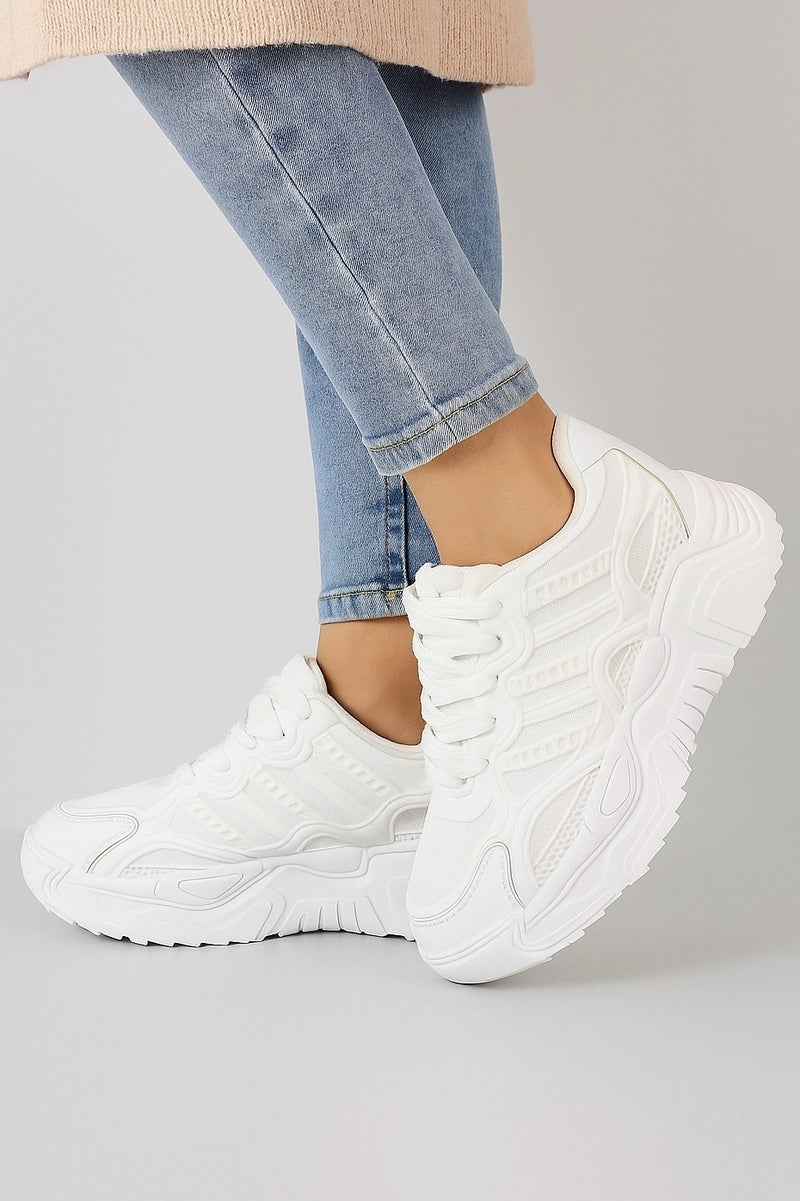 Vbranda Fashion Sneaker For Women L-674-WHITE  - Image 1