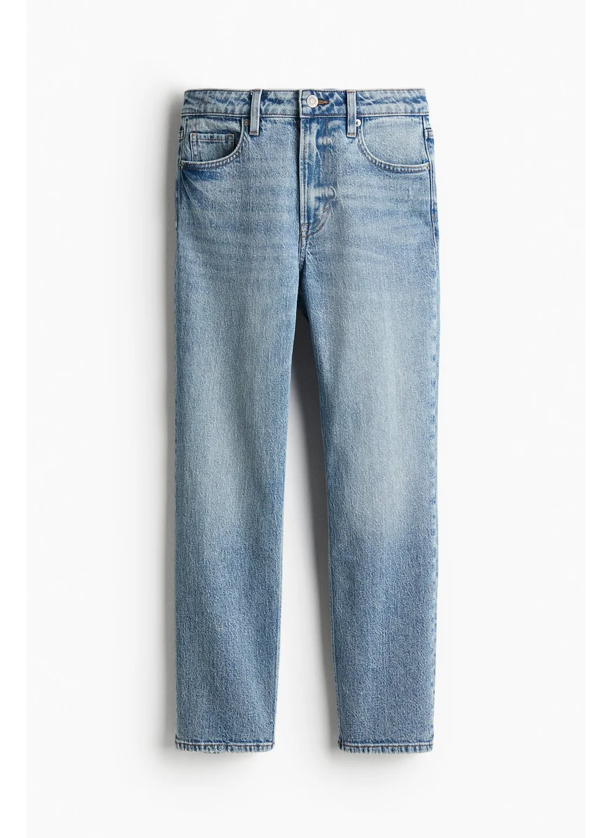 H&M Slim Straight High Ankle Jeans