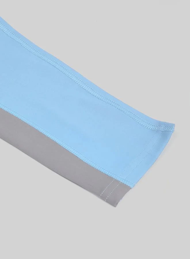 Technosport 4-Way Stretch Side Contrast Panel Active Tights