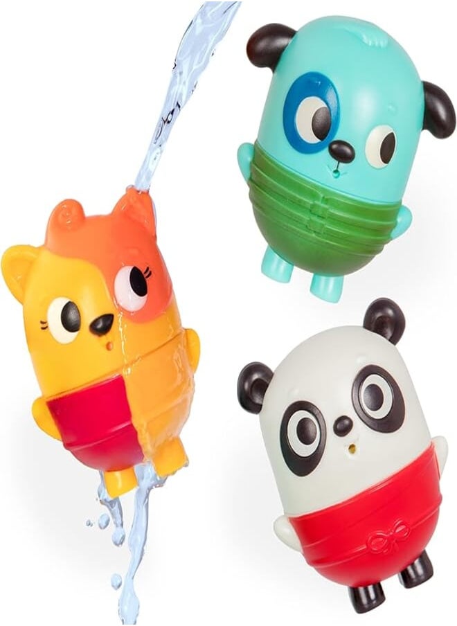 B. Toys B. toys BATH SQUIRTS SET - DOG, CAT, PANDA 