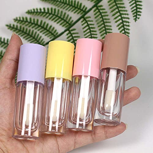 COSIDEA 30pcs White Empty 6ml 0.2oz Lip Gloss Tubes with Big Doe Foot Wand，Round Lipgloss Containers，Concealer Tube Cosmetic Packing Container Bulk Wholesale - Image 5
