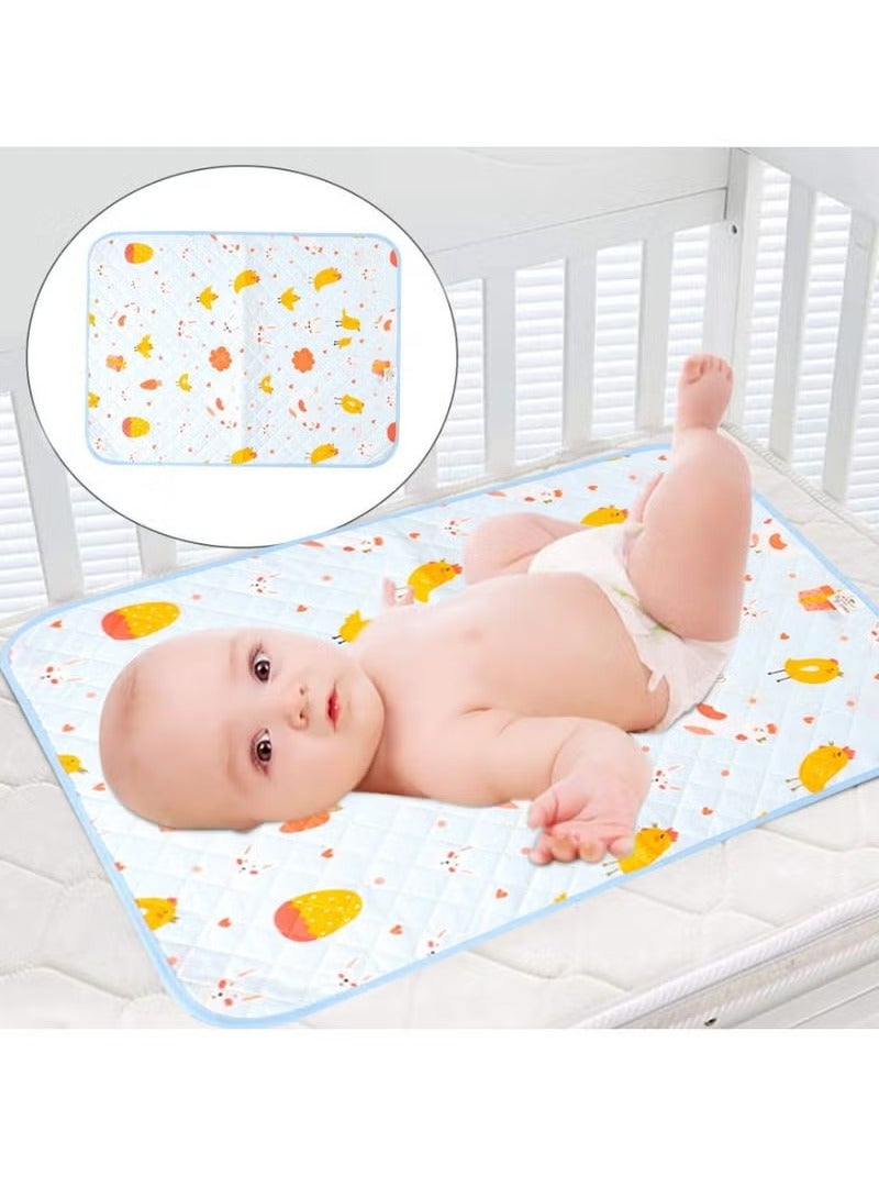 DOOKOO Multifunctional Reusable Soft and Absorbent Portable Waterproof Changing Toddler Baby Change Diaper Changing Liner Bed Pad Play Mat  - Image 5