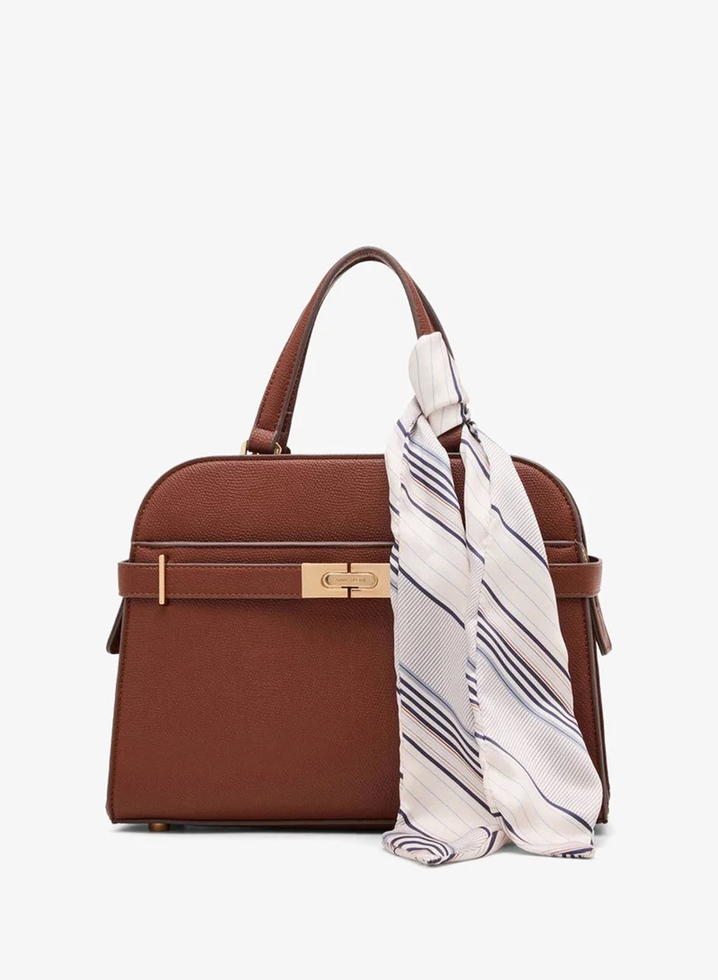 ANNE KLEIN Anne Klein Logo Detail Satchel Bag