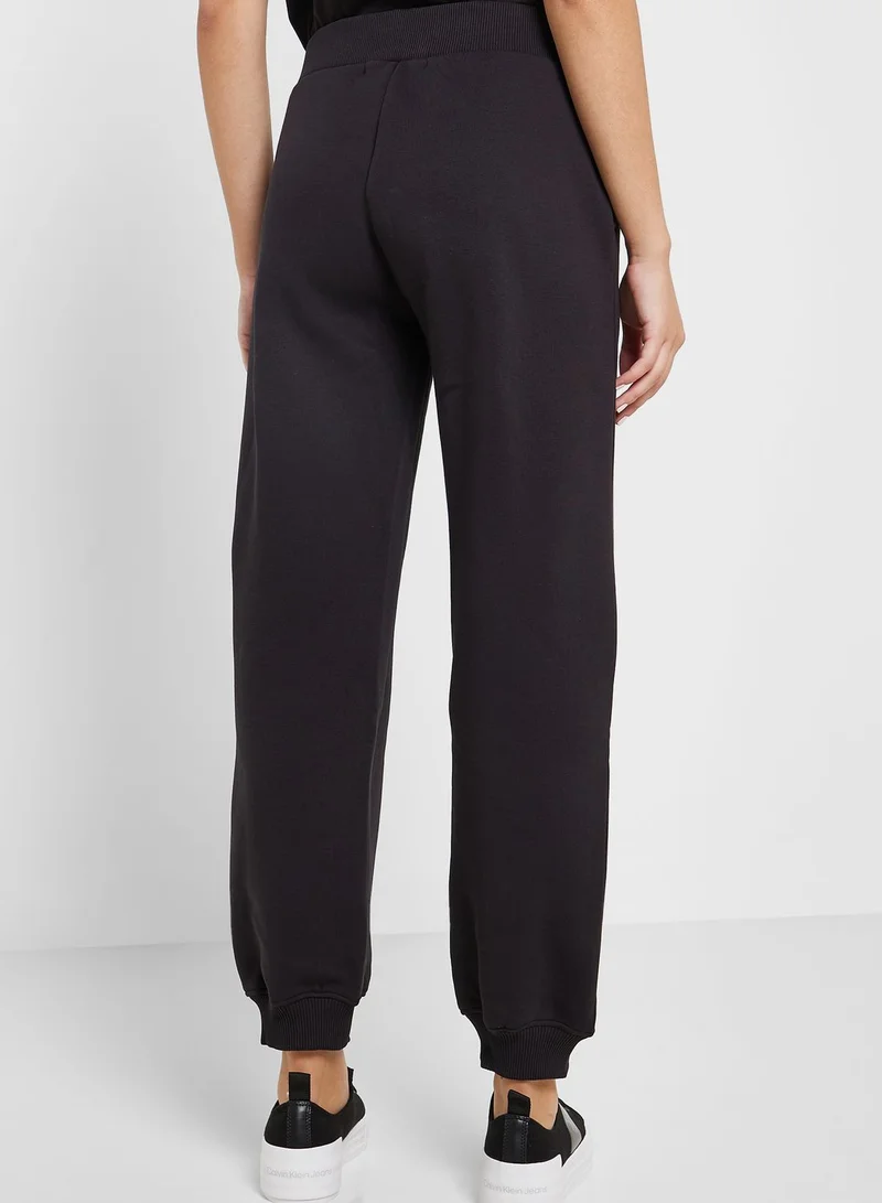 Calvin Klein Jeans Logo Cuffed Bottom Sweatpants