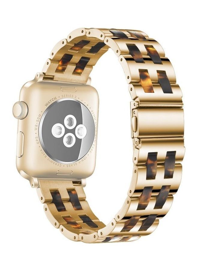 NIBEMINENT Replacement Watch Band For Apple 5 & 4 44mm / 3 2 1 42mm Hawksbill  - Image 1