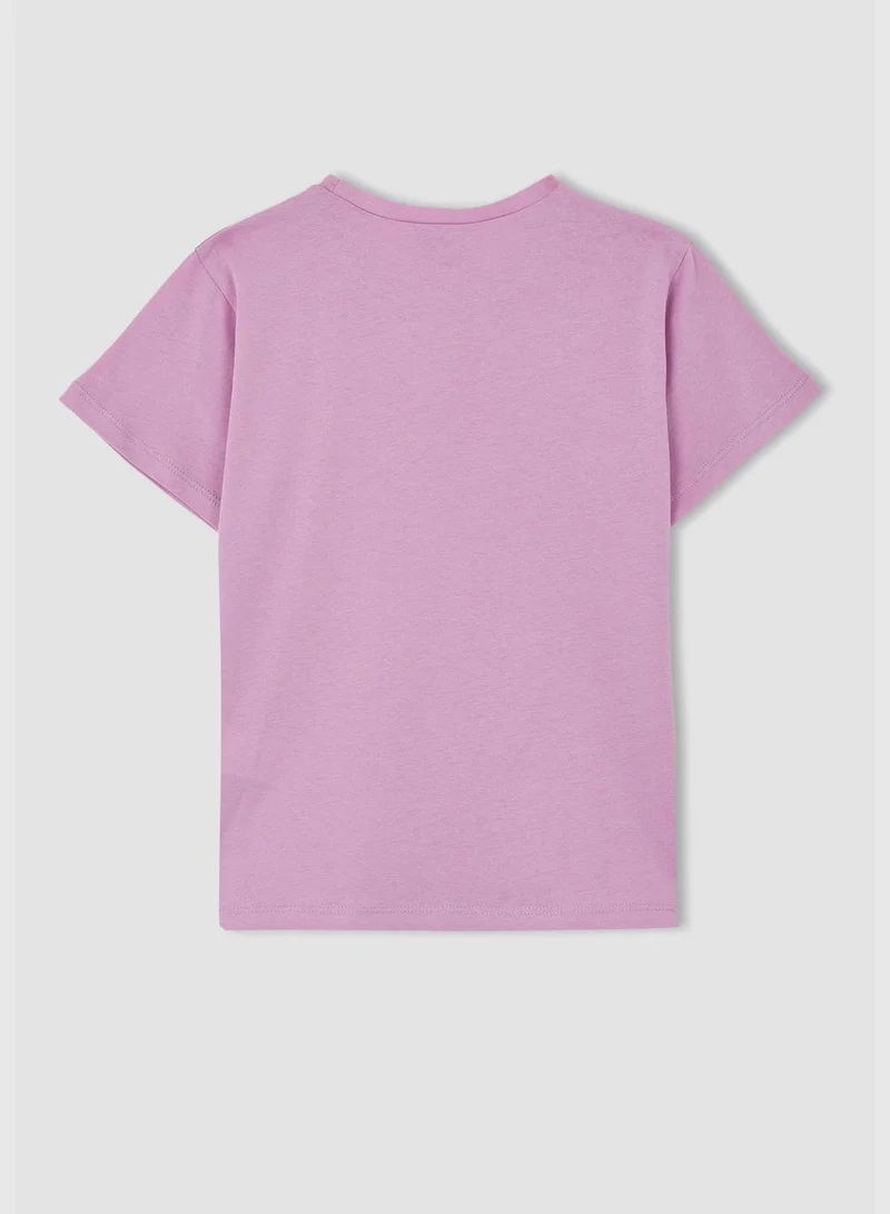 ديفاكتو Girl Disney Princess Licenced Regular Fit Short Sleeve Body