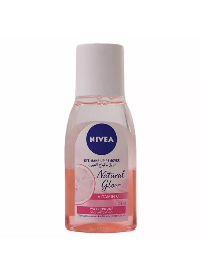Nivea Double Effect Eye Makeup Remover, Sensitive Lashes Protection, 125ml