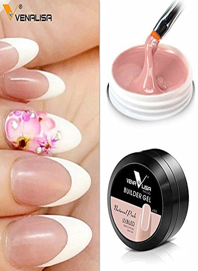Venalisa Thick Builder Gel Nail Extension UV Gel Nails Cover Soak Off Hard Jelly (#306 Natural Pink) - Image 3